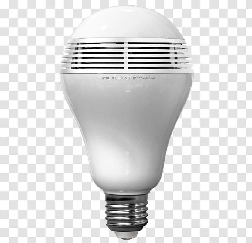 Incandescent Light Bulb MiPow Playbulb Loudspeaker Wireless Speaker - Mipow Transparent PNG