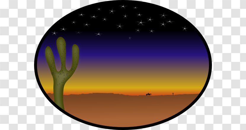 Sunset Clip Art - Drawing - Cowboy Dessert Cliparts Transparent PNG