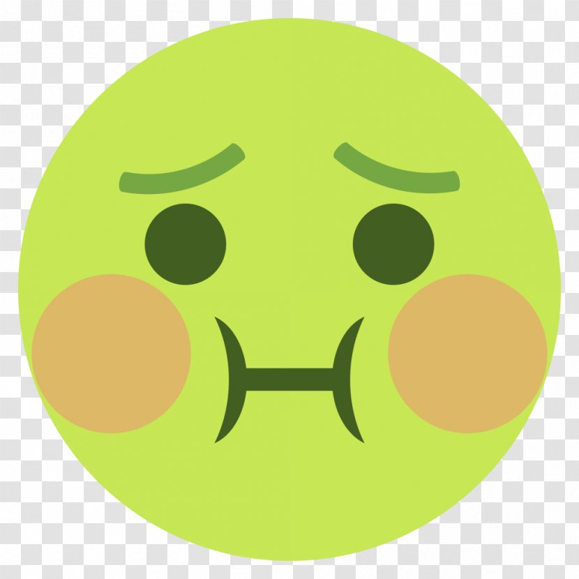 Emoji Emoticon Smiley Face - Sick Transparent PNG