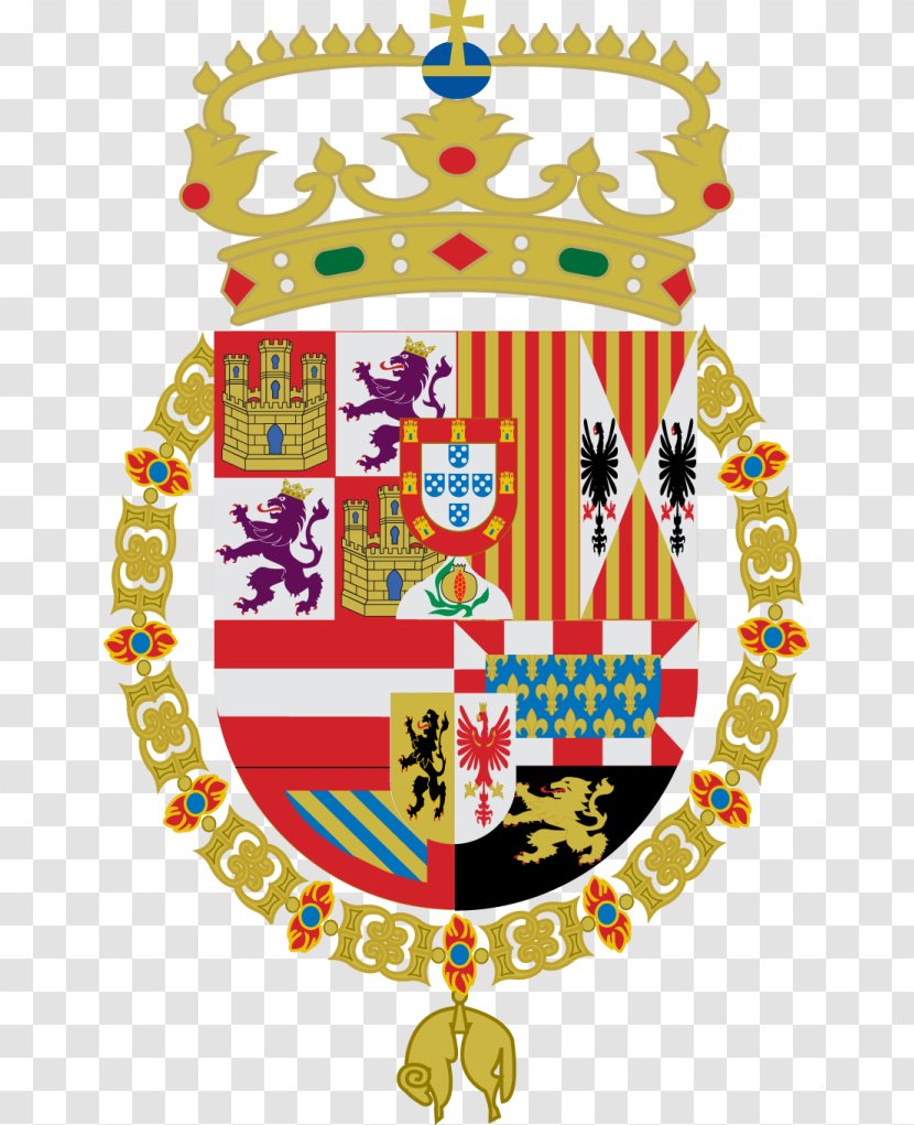 Coat Of Arms Spain Habsburg The King - Escudo De Granada - Philip Ii Transparent PNG