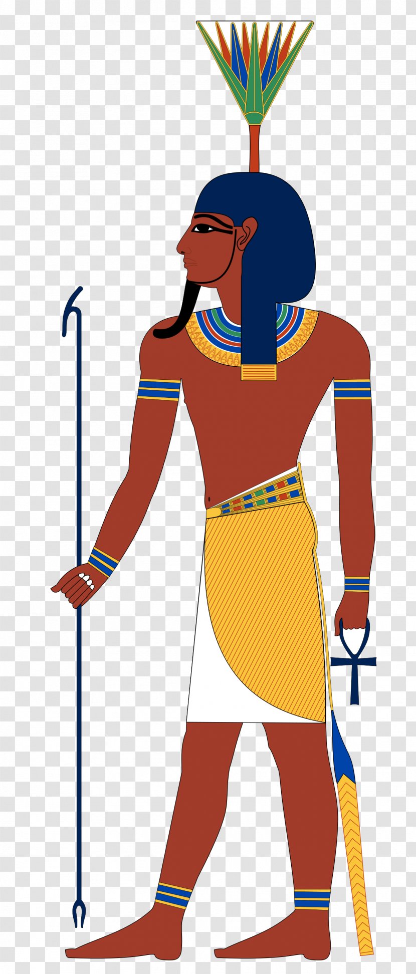 Nefertem Ancient Egyptian Deities Deity Religion Ptah - Standing - Gods Transparent PNG