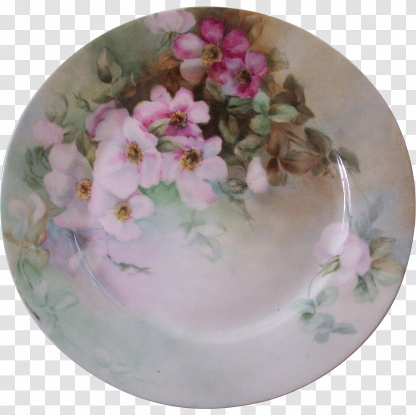 Porcelain - Petal - Hand Painted Rose Transparent PNG