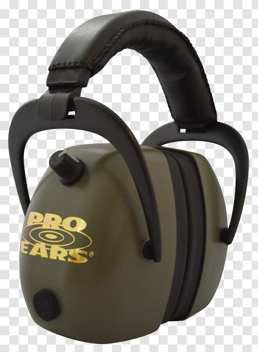Earmuffs Firearm Sound Gehoorbescherming - Golden Ear Transparent PNG