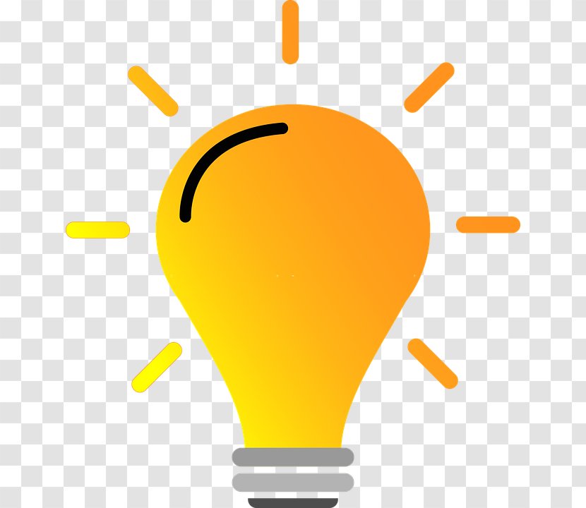 Clip Art Idea Thought Knowledge Labor - Vehicle - Light Bulb Clipart Transparent PNG