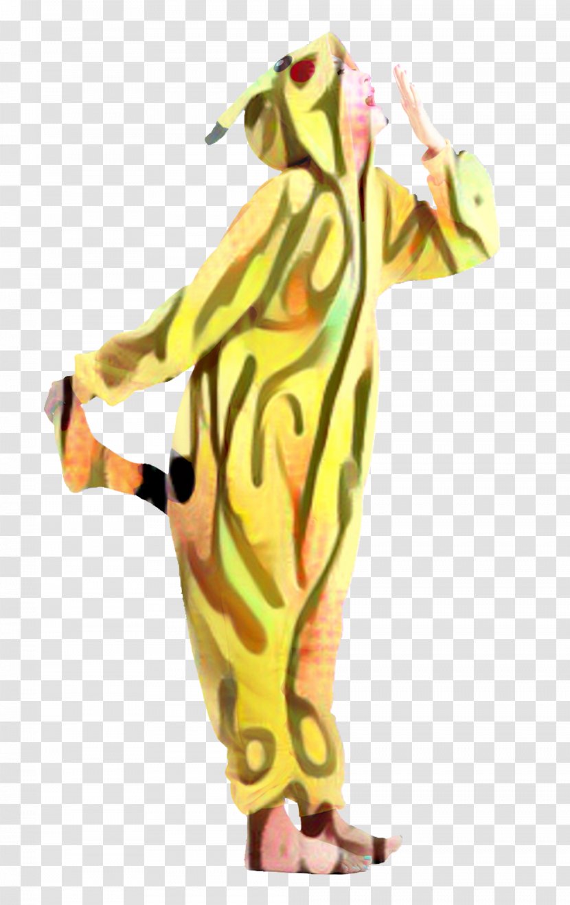 Giraffe Cartoon - Yellow - Costume Transparent PNG