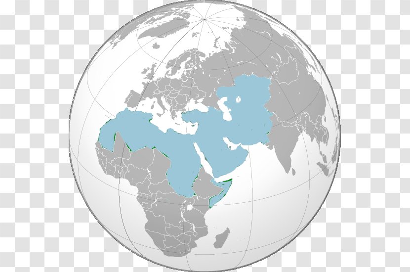 Middle East North Africa MENA Globe First World War - Map Transparent PNG