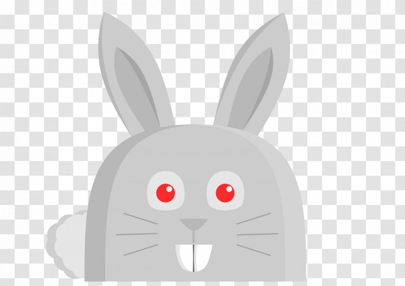 Hare Easter Bunny Domestic Rabbit - Vertebrate Transparent PNG