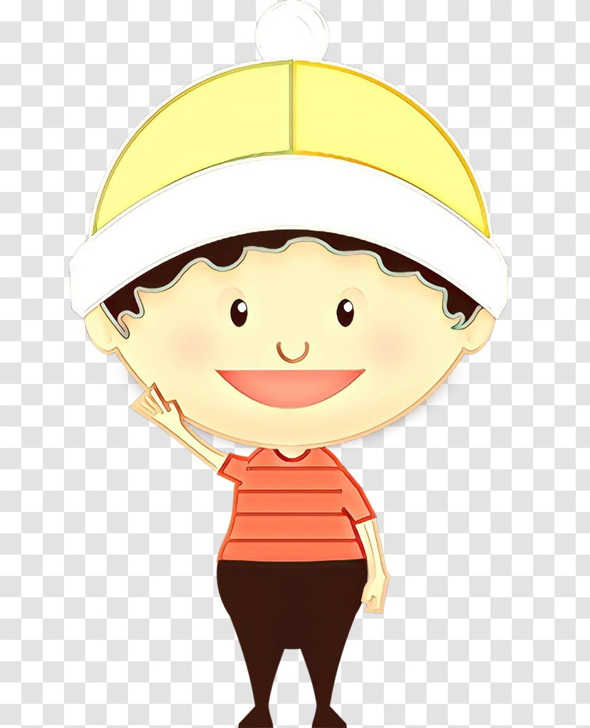 Cartoon Headgear Smile Child Happy Transparent PNG