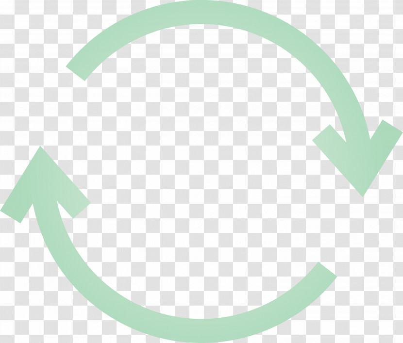Green Text Circle Turquoise Line Transparent PNG