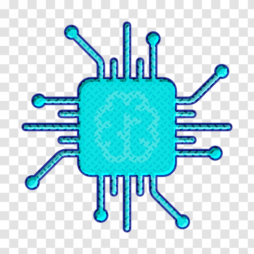 Chip Icon Brain Icon Future Technology Icon Transparent PNG