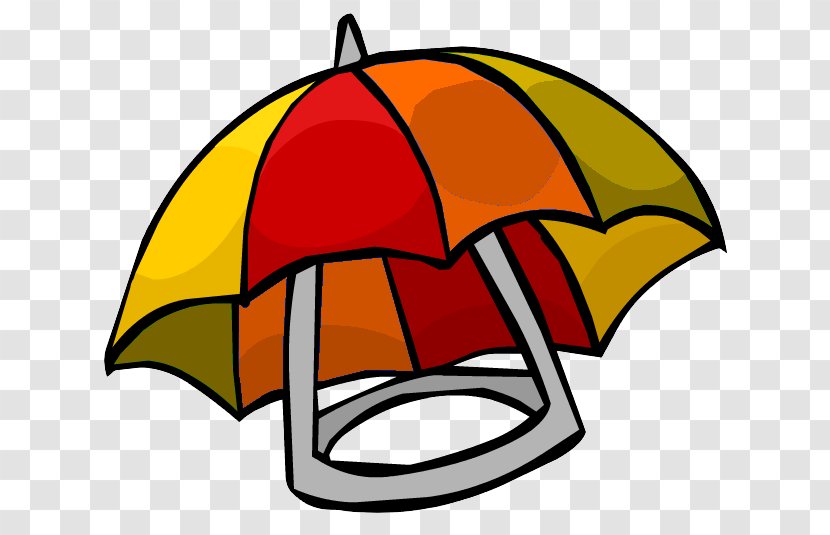 Club Penguin Umbrella Hat Party Clip Art - Top Transparent PNG