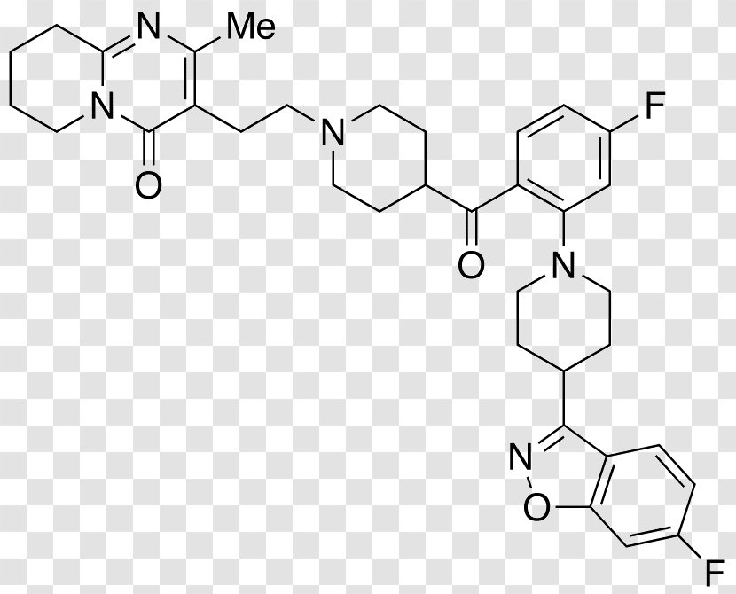 Paliperidone Risperidone Impurity Chemical Compound Substance - Rectangle - White Transparent PNG