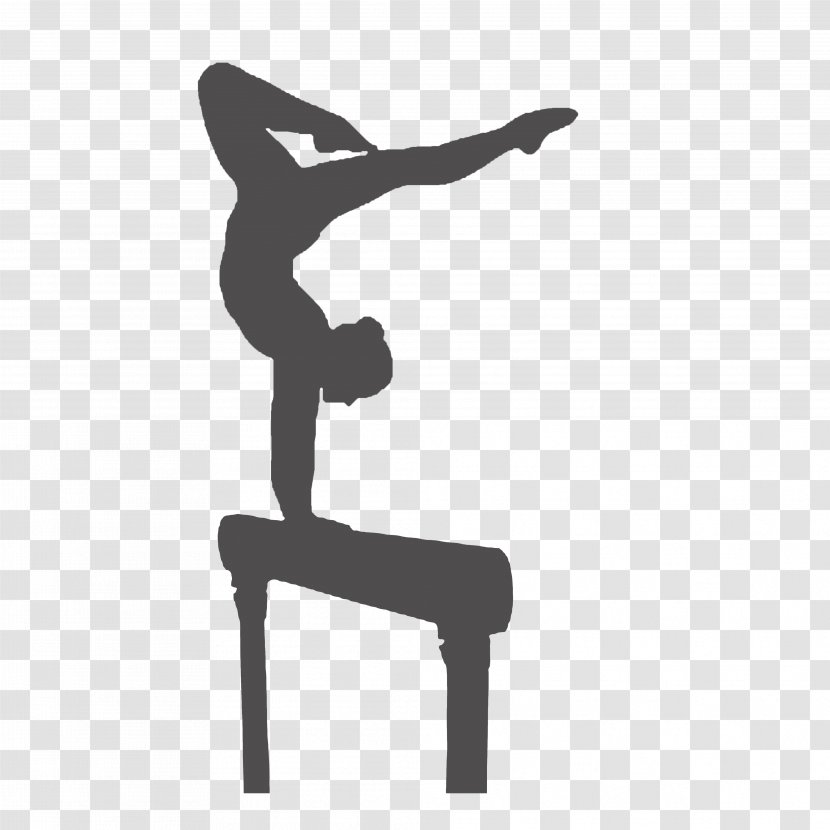 Artistic Gymnastics Silhouette Split Clip Art - Joint Transparent PNG