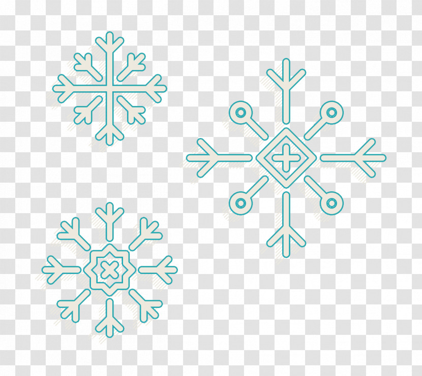 Christmas Icon Snow Icon Snowflakes Icon Transparent PNG