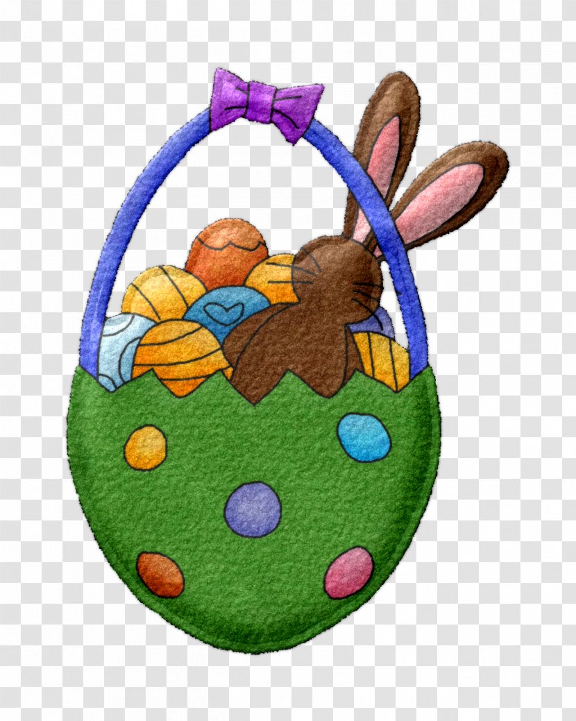 Easter Bunny Rabbit Egg Product - Eggs Basket Transparent PNG