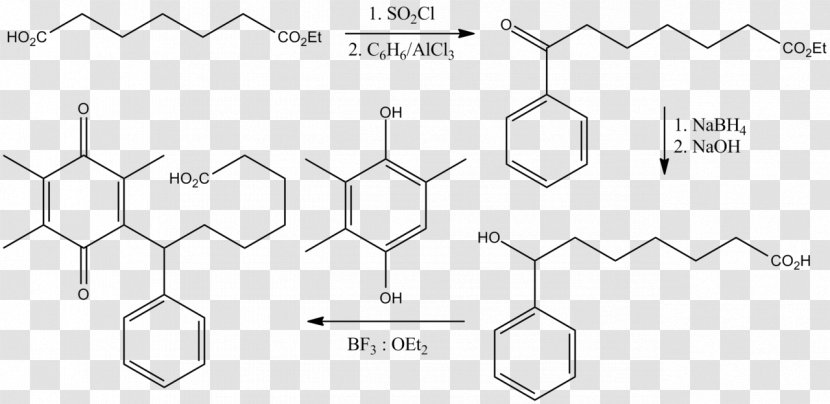 Thromboxane A2 Seratrodast Receptor Antagonist - Drawing Transparent PNG