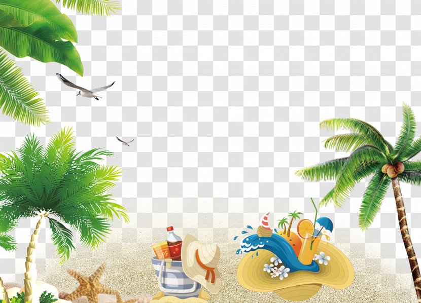 Beach Resort Wallpaper - Fundal - Summer Background Transparent PNG
