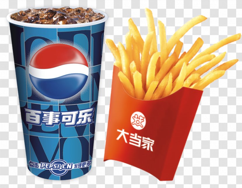 French Fries Hamburger Pepsi Junk Food Cola Transparent PNG