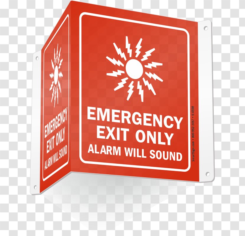 Fire Alarm System Exit Sign Door Escape - Brand - Emergency Transparent PNG