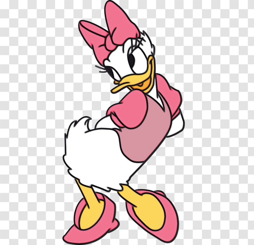 Daisy Duck Donald Minnie Mouse Mickey - Beak - Water Bird Transparent PNG