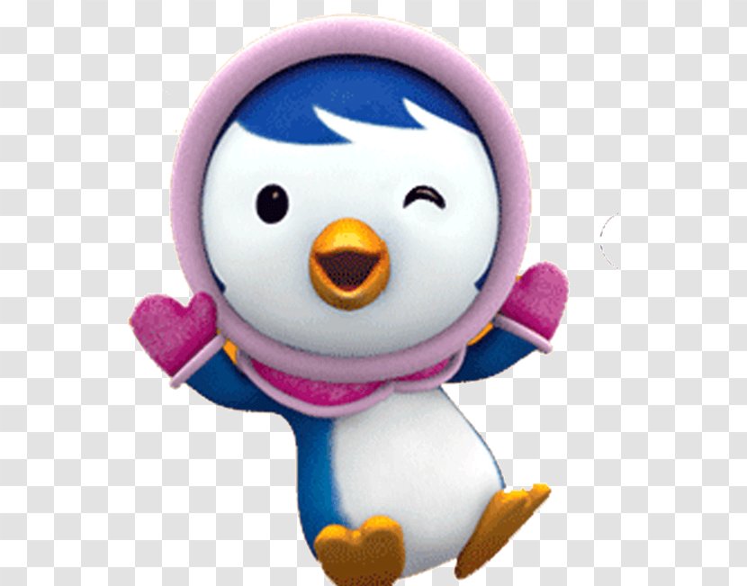 Little Penguin Korean Animation Child - Educational Broadcasting System - Three-dimensional Characters Transparent PNG
