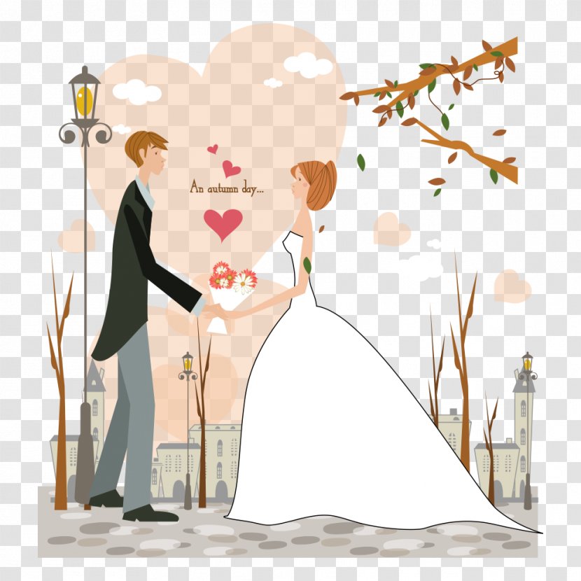 Valentines Day Couple Marriage - Love - Sweet Weddind Transparent PNG