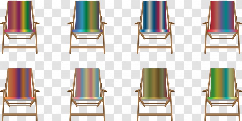 Chair Euclidean Vector Color Gradient - Rectangle Transparent PNG