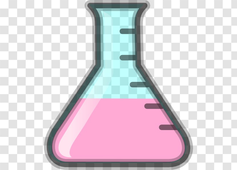 Calcium Carbonate Laboratory Flasks Clip Art Chemistry - Flask Transparent PNG