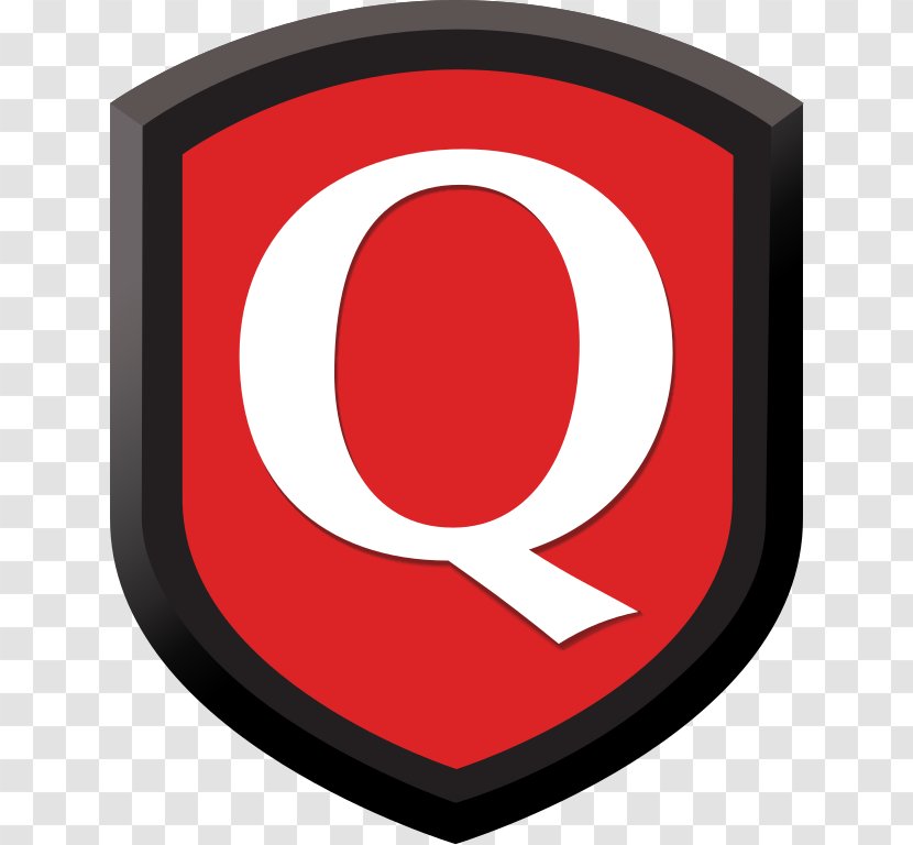 Qualys Computer Security Vulnerability Scanner Management - Red - Shield Logo Transparent PNG
