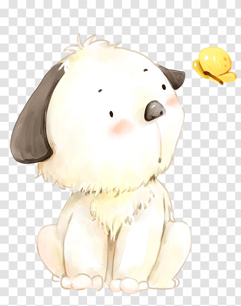 Sapsali Cartoon Cuteness Illustration - Carnivoran - Puppy Transparent PNG