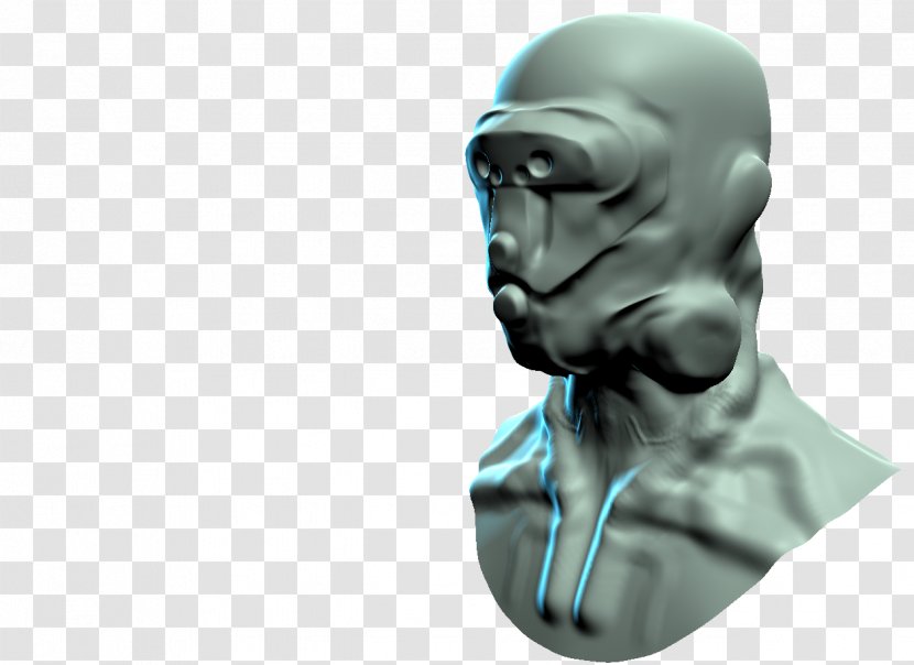 Sculpture Neck - Gas Mask Transparent PNG