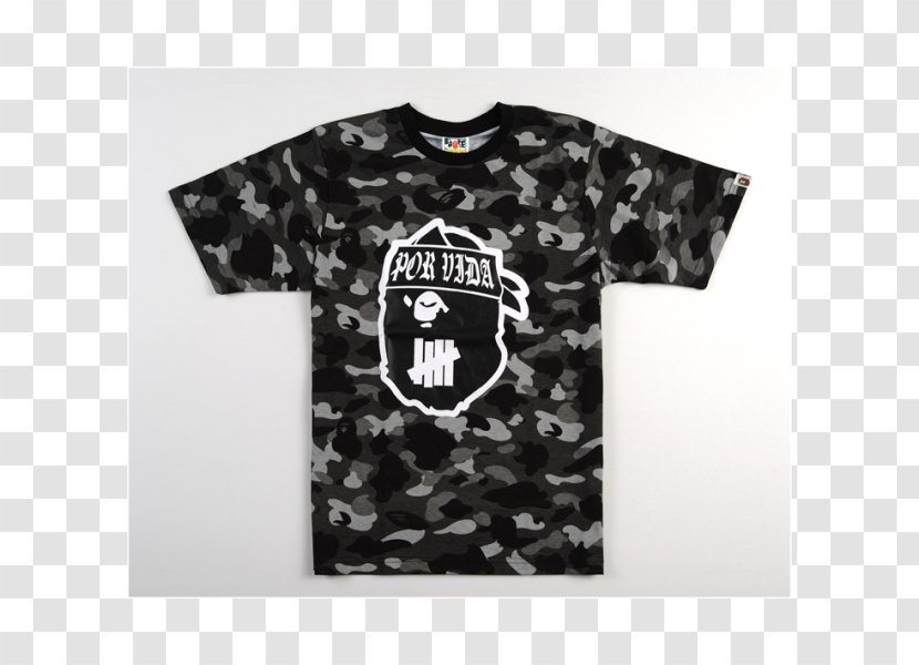 T-shirt Crew Neck A Bathing Ape Clothing - Patterned Button Up Shirts Transparent PNG