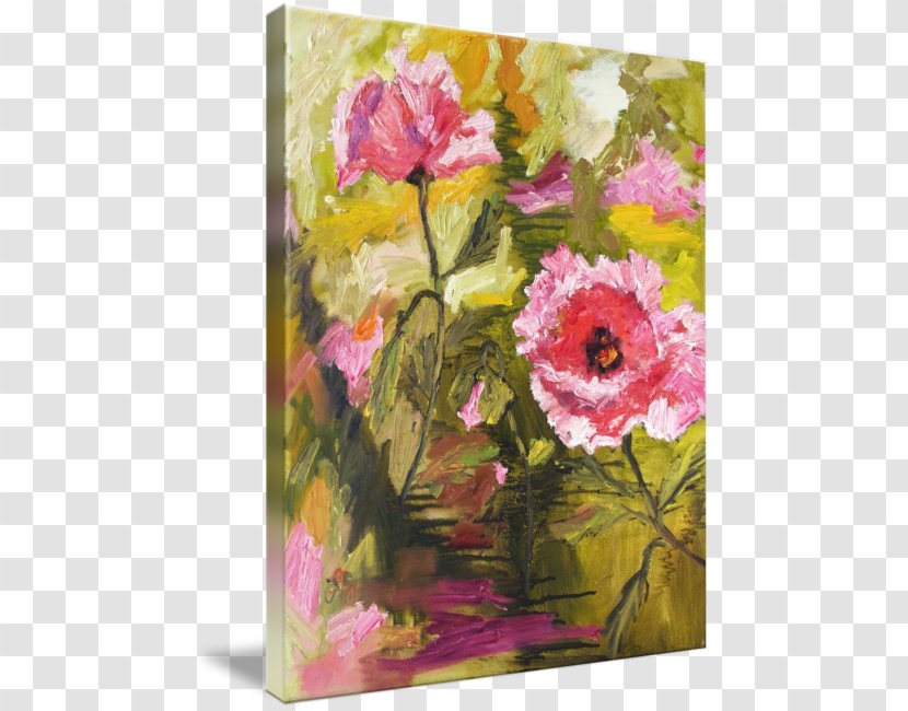 Floral Design Oil Painting Reproduction Watercolor Art - Rose Order Transparent PNG