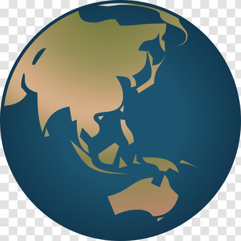 Asia Earth Globe World Clip Art - Map Transparent PNG