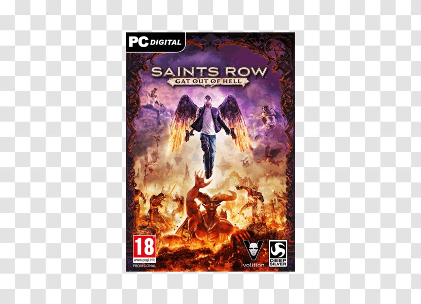 Saints Row: Gat Out Of Hell Row IV Xbox 360 2 - Rayman Legends Transparent PNG