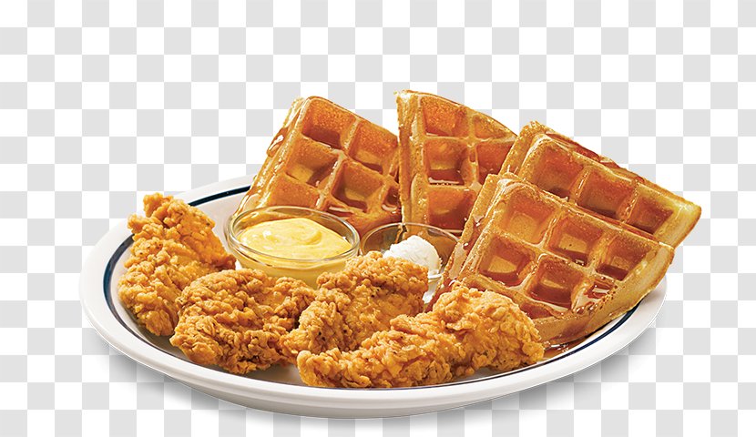 Chicken And Waffles Fingers Crispy Fried - Deep Frying Transparent PNG