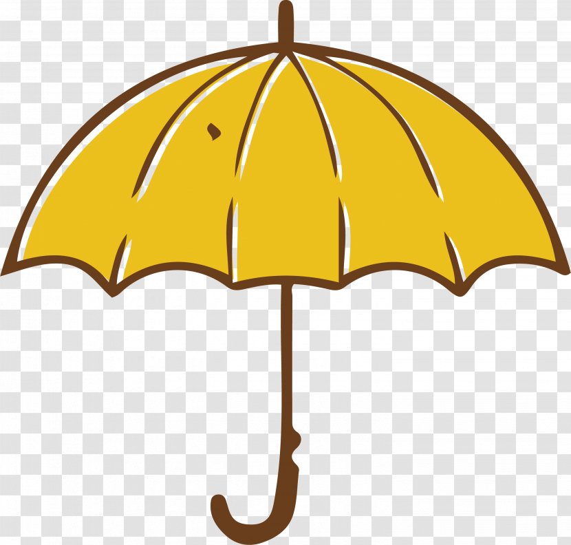 Umbrella Yellow Clip Art - Fashion Accessory Transparent PNG