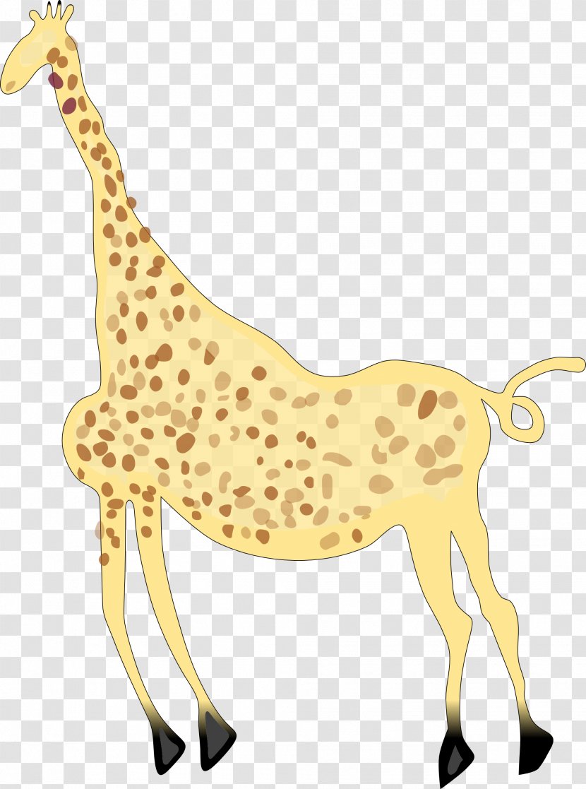 Tadrart Acacus Northern Giraffe Rock Art Clip Transparent PNG