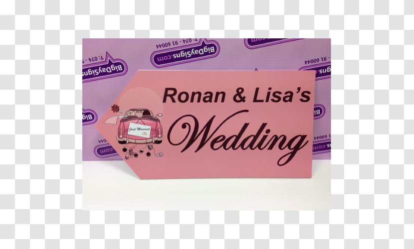 Wedding Invitation Planner Bride All About Weddings - Videographer - Pink Sign Transparent PNG