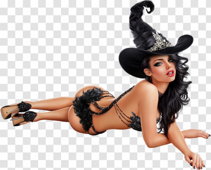 Witchcraft Halloween Jolie Sorcière Image - Heart - Witch Transparent PNG