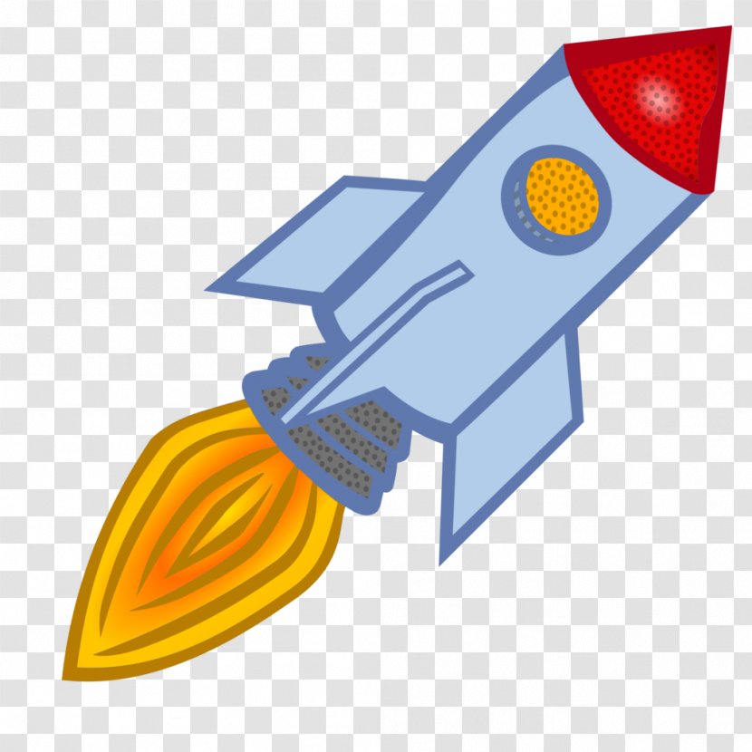 Rocket Launch Spacecraft Clip Art - Vehicle - Hand-paint Transparent PNG