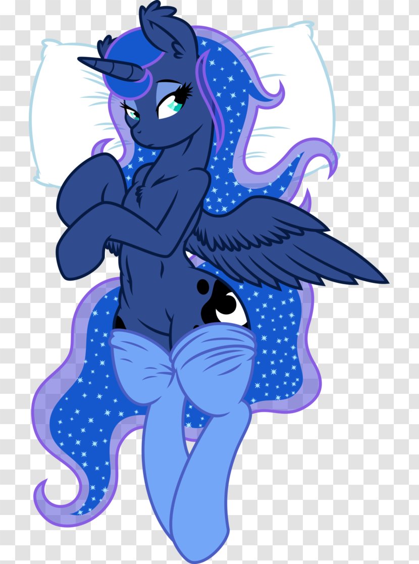 Fairy Horse Cobalt Blue Cartoon - Mythical Creature Transparent PNG