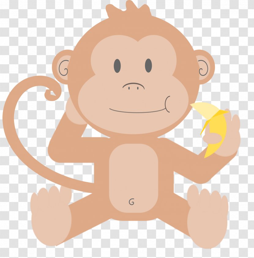 Baby Monkeys Clip Art - Mammal - Monkey Transparent PNG