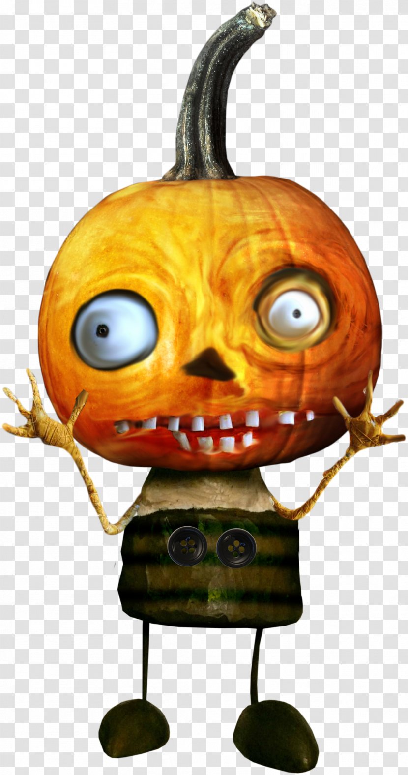 Jack-o-lantern Jack Cabeza De Calabaza Halloween Pumpkin - Horror Man Transparent PNG