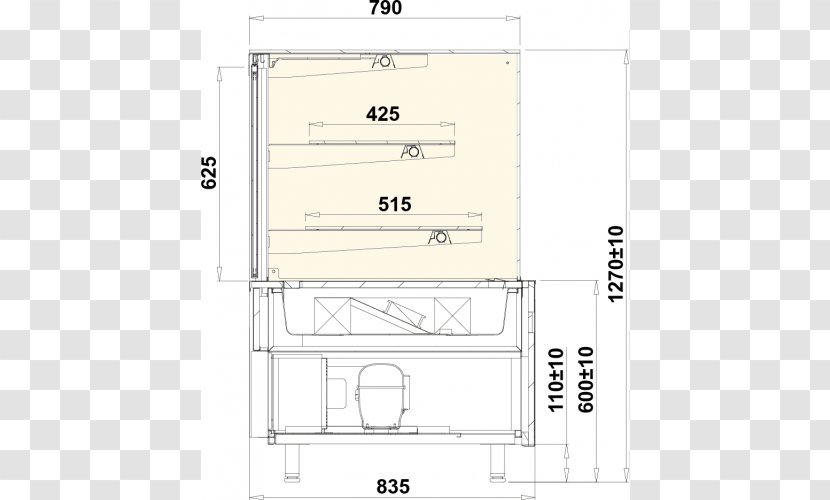 Furniture Gastronomy Refrigeration Baklava Chiller - Area - Tuckshop Kitchensandwich And Convenience Shop Transparent PNG