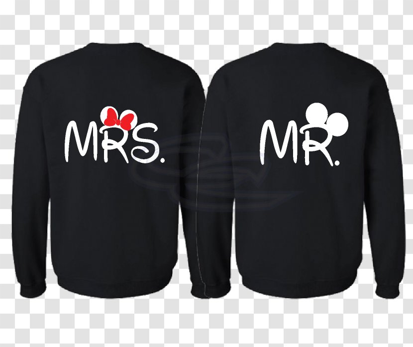 Minnie Mouse Mickey T-shirt Hoodie Mrs. - Long Sleeved T Shirt Transparent PNG