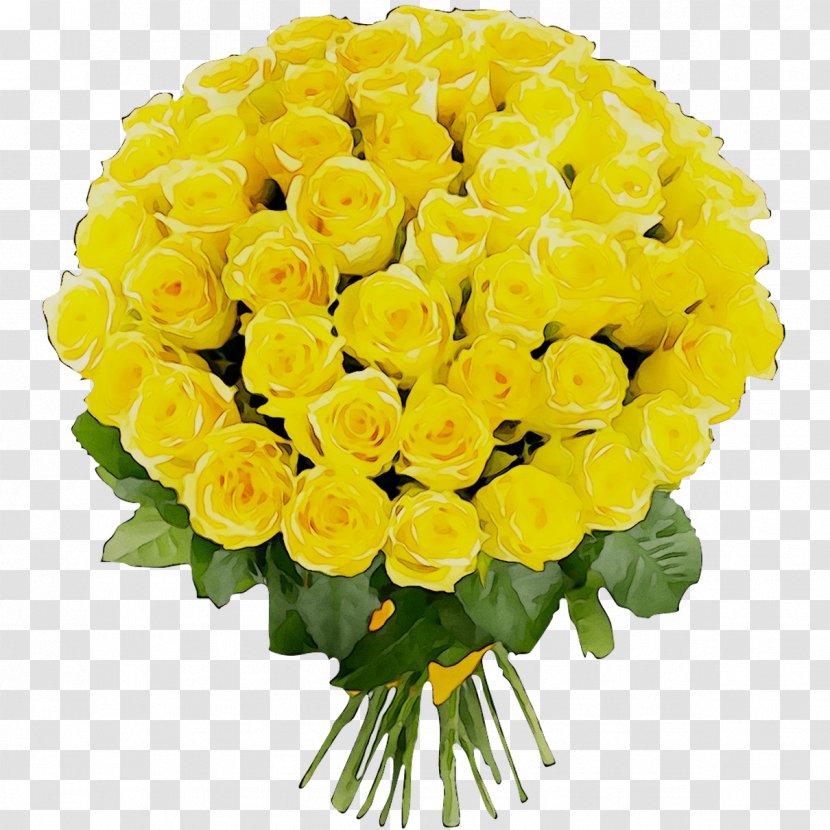 Flower Bouquet Rainbow Rose Yellow - Austrian Briar - Herbaceous Plant Transparent PNG