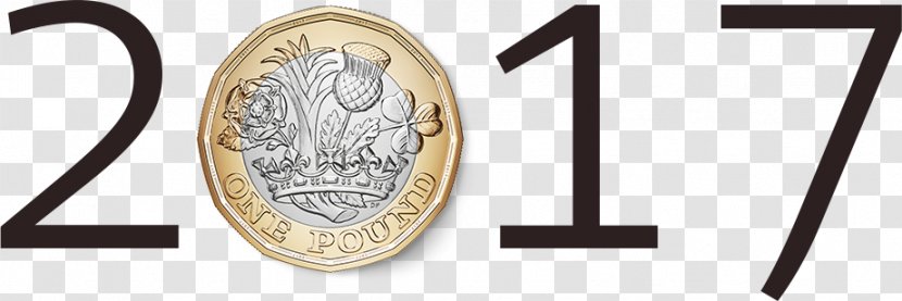 One Pound Coins Of The Sterling Two Pounds - Coin Transparent PNG