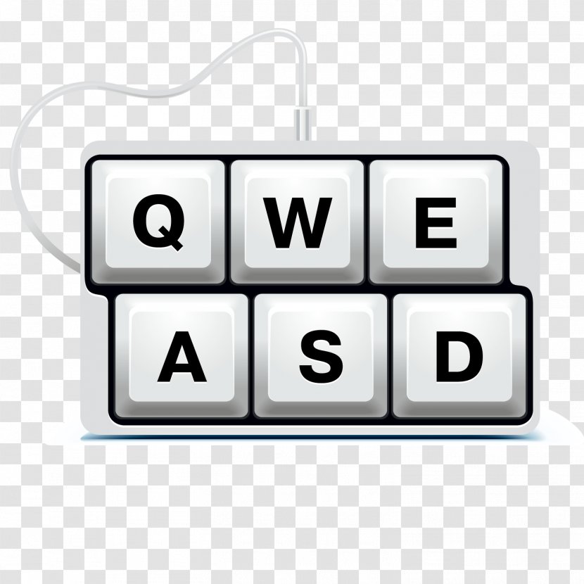 Download Icon - Numeric Keypad - Vector Typing Keyboard Transparent PNG