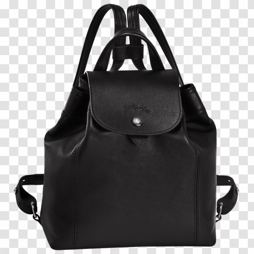 Longchamp Backpack Bag Pliage Leather - Triangl Transparent PNG